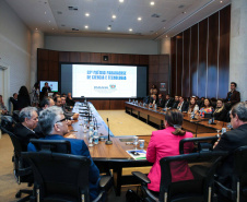 Entrega do 32º Prêmio Paranaense de Ciência e Tecnologia  no Palácio Iguaçu.   Curitiba, 04/12/2019 -  Foto: Geraldo Bubniak/AEN