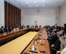 Entrega do 32º Prêmio Paranaense de Ciência e Tecnologia  no Palácio Iguaçu.   Curitiba, 04/12/2019 -  Foto: Geraldo Bubniak/AEN