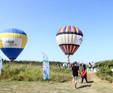 Jogos Aventura e Natureza.  Balonismo. 10/08/2019 -  Foto: Geraldo Bubniak/AEN
