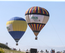 Jogos Aventura e Natureza.  Balonismo. 10/08/2019 -  Foto: Geraldo Bubniak/AEN