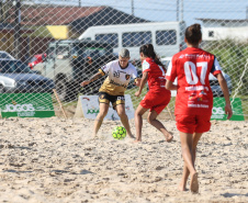 Jogos Aventura e Natureza. Beach Soccer  10/08/2019 -  Foto: Geraldo Bubniak/AEN