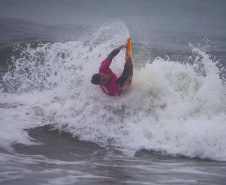Jogos Aventura e Natureza. Bodyboardem Guaratubra.  10/08/2019 -  Foto: Geraldo Bubniak/AEN