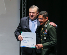 A Secretaria de Estado da Justiça, Família e Trabalho comemora o Dia Nacional da Justiça e da Família nesta sexta-feira (06), em Curitiba, com uma palestra do vice-presidente da República, Hamilton Mourão.  06/12/2019  -  Foto: Geraldo Bubniak/AEN