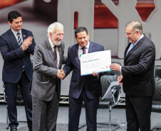 A Secretaria de Estado da Justiça, Família e Trabalho comemora o Dia Nacional da Justiça e da Família nesta sexta-feira (06), em Curitiba, com uma palestra do vice-presidente da República, Hamilton Mourão.  06/12/2019  -  Foto: Geraldo Bubniak/AEN