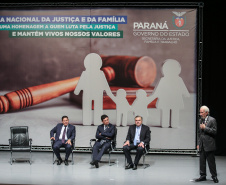 A Secretaria de Estado da Justiça, Família e Trabalho comemora o Dia Nacional da Justiça e da Família nesta sexta-feira (06), em Curitiba, com uma palestra do vice-presidente da República, Hamilton Mourão.  06/12/2019  -  Foto: Geraldo Bubniak/AEN