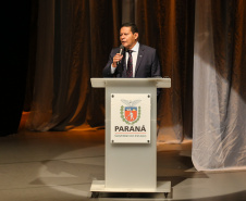 A Secretaria de Estado da Justiça, Família e Trabalho comemora o Dia Nacional da Justiça e da Família nesta sexta-feira (06), em Curitiba, com uma palestra do vice-presidente da República, Hamilton Mourão.  06/12/2019  -  Foto: Geraldo Bubniak/AEN
