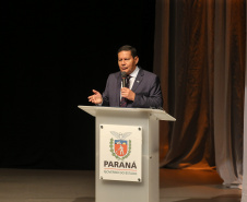 A Secretaria de Estado da Justiça, Família e Trabalho comemora o Dia Nacional da Justiça e da Família nesta sexta-feira (06), em Curitiba, com uma palestra do vice-presidente da República, Hamilton Mourão.  06/12/2019  -  Foto: Geraldo Bubniak/AEN