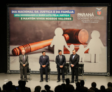A Secretaria de Estado da Justiça, Família e Trabalho comemora o Dia Nacional da Justiça e da Família nesta sexta-feira (06), em Curitiba, com uma palestra do vice-presidente da República, Hamilton Mourão.  06/12/2019  -  Foto: Geraldo Bubniak/AEN
