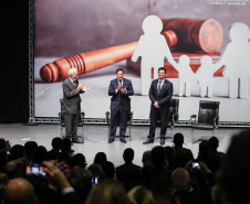 A Secretaria de Estado da Justiça, Família e Trabalho comemora o Dia Nacional da Justiça e da Família nesta sexta-feira (06), em Curitiba, com uma palestra do vice-presidente da República, Hamilton Mourão.  06/12/2019  -  Foto: Geraldo Bubniak/AEN