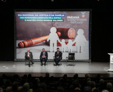 A Secretaria de Estado da Justiça, Família e Trabalho comemora o Dia Nacional da Justiça e da Família nesta sexta-feira (06), em Curitiba, com uma palestra do vice-presidente da República, Hamilton Mourão.  06/12/2019  -  Foto: Geraldo Bubniak/AEN