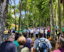 Considerado um dos mais antigos do Estado e um dos poucos fragmentos florestais da região, o Parque Estadual São Camilo, localizado em Palotina, completa 35 anos. “O objetivo da área é proteger a fauna e a flora local, além de proporcionar à população lazer e contado com a natureza”, diz o diretor de Biodiversidade e Áreas Protegidas do Instituto Ambiental Paraná (IAP), Rafael Andreguetto. Foto:SEDEST