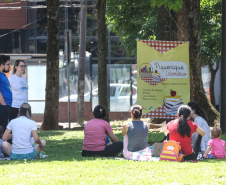 Biblioteca promove mais um Piquenique Literário
. Foto: Geraldo Bubniak/AEN