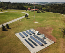 A Copel e Universidade Tecnológica Federal do Paraná – UTFPR inauguraram nesta segunda-feira (09) a rede de Estações de Pesquisa em Energia Solar, projeto que promete transformar o Estado em uma referência nesta área. Foto: Copel