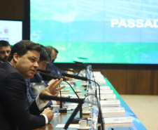 Governador Carlos Massa Ratinho Junior em reunião com os secretários. Curitiba,10/12/2019 Foto:Jaelson Lucas / AEN