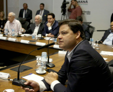 Governador Carlos Massa Ratinho Junior em reunião com os secretários. Curitiba,10/12/2019 Foto:Jaelson Lucas / AEN