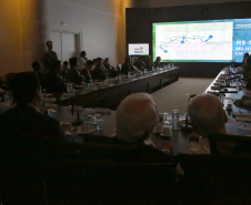 Governador Carlos Massa Ratinho Junior em reunião com os secretários. Curitiba,10/12/2019 Foto:Jaelson Lucas / AEN