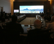 Governador Carlos Massa Ratinho Junior em reunião com os secretários. Curitiba,10/12/2019 Foto:Jaelson Lucas / AEN