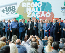 O governador Carlos Massa Ratinho Junior autorizou nesta quarta-feira (11), em cerimônia no Palácio Iguaçu, a liberação de R$ 168 milhões para a saúde pública de 297 municípios paranaenses. 