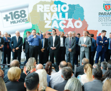 O governador Carlos Massa Ratinho Junior autorizou nesta quarta-feira (11), em cerimônia no Palácio Iguaçu, a liberação de R$ 168 milhões para a saúde pública de 297 municípios paranaenses. 