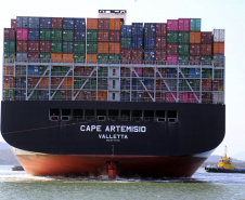 Porto de Paranaguá. Foto: Gilson Abreu/AEN
