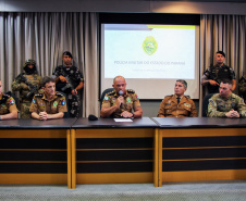 Curitiba, 13 de dezembro de 2019. Coletiva de Imprensa - Operação Carnívoro