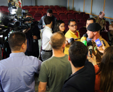Curitiba, 13 de dezembro de 2019. Coletiva de Imprensa - Operação Carnívoro