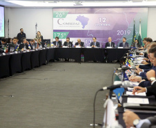 O secretário especial da Fazenda, Waldery Rodrigues Junior, presidente do Conselho Nacional de Política Fazendária (Confaz), afirmou nesta sexta-feira (13), durante reunião da entidade, em Curitiba, que a proposta de reforma tributária a ser apresentada pelo governo ao Congresso vai contribuir para pacificar a questão da guerra fiscal entre os Estados. Foto:Jaelson Lucas / AEN