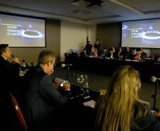 O secretário especial da Fazenda, Waldery Rodrigues Junior, presidente do Conselho Nacional de Política Fazendária (Confaz), afirmou nesta sexta-feira (13), durante reunião da entidade, em Curitiba, que a proposta de reforma tributária a ser apresentada pelo governo ao Congresso vai contribuir para pacificar a questão da guerra fiscal entre os Estados. Foto:Jaelson Lucas / AEN