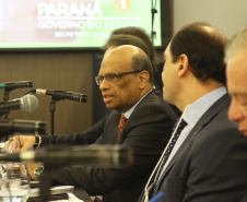 O secretário especial da Fazenda, Waldery Rodrigues Junior, presidente do Conselho Nacional de Política Fazendária (Confaz), afirmou nesta sexta-feira (13), durante reunião da entidade, em Curitiba, que a proposta de reforma tributária a ser apresentada pelo governo ao Congresso vai contribuir para pacificar a questão da guerra fiscal entre os Estados. Foto:Jaelson Lucas / AEN