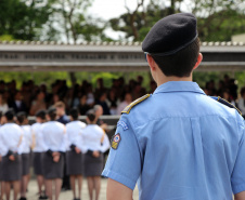 São José dos Pinhais, 14 de dezembro de 2019. Formatura do Colégio da Polícia Militar. 