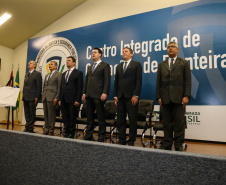 O Governador Carlos Massa Ratinho Junior e o ministro da Justiça e Segurança Pública, Sergio Moro, inauguram nesta segunda-feira (16),  em Foz do Iguaçu, o Centro Integrado de Operações de Fronteira. O CIOF reforçará as ações estratégicas estaduais de combate ao tráfico e ao crime organizado. A estrutura passa a integrar o Parque Tecnológico Itaipu, na Itaipu Binacional.Foz do Iguaçu, 16/12/2019 -  Foto: Geraldo Bubniak/AEN