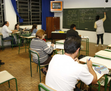 Matrículas para EJA iniciam em janeiro. Foto: Hedeson Alves/Arquivo-SEED