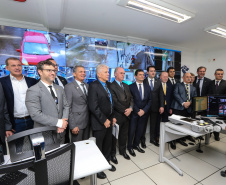 O Governador Carlos Massa Ratinho Junior e o ministro da Justiça e Segurança Pública, Sergio Moro, inauguram nesta segunda-feira (16),  em Foz do Iguaçu, as operações do Fronteira Tech  na Ponte Internacional da Amizade, que liga Foz do Iguaçu/PR à Ciudad del Este/PY. A iniciativa promover o uso de tecnologias digitais com foco na segurança pública. Foz do Iguaçu, 16/12/2019 -  Foto: Geraldo Bubniak/AEN