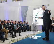 O Governador Carlos Massa Ratinho Junior e o ministro da Justiça e Segurança Pública, Sergio Moro, inauguram nesta segunda-feira (16),  em Foz do Iguaçu, as operações do Fronteira Tech  na Ponte Internacional da Amizade, que liga Foz do Iguaçu/PR à Ciudad del Este/PY. A iniciativa promover o uso de tecnologias digitais com foco na segurança pública. Foz do Iguaçu, 16/12/2019 -  Foto: Geraldo Bubniak/AEN