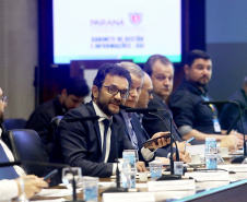 Governador Carlos Massa Ratinho Junior em reunião com os secretários. Curitiba,17/12/2019 Foto:Jaelson Lucas / AEN