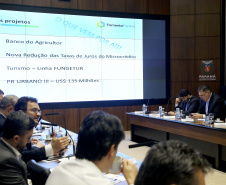 Governador Carlos Massa Ratinho Junior em reunião com os secretários. Curitiba,17/12/2019 Foto:Jaelson Lucas / AEN