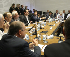 Governador Carlos Massa Ratinho Junior em reunião com os secretários. Curitiba,17/12/2019 Foto:Jaelson Lucas / AEN