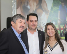 O governador Carlos Massa Ratinho Junior confirmou nesta terça-feira (17), durante evento no Palácio Iguaçu, um grande pacote voltado para o meio ambiente e a sustentabilidade. Foram destinados, entre liberações diretas e convênios, R$ 65 milhões para 149 municípios do Estado. Foto: Arnaldo Alves/AEN