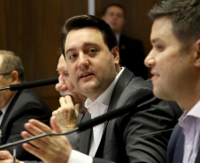 Governador Carlos Massa Ratinho Junior em reunião com os secretários. Curitiba,17/12/2019 Foto:Jaelson Lucas / AEN