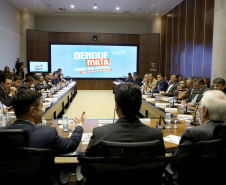 Governador Carlos Massa Ratinho Junior em reunião com os secretários. Curitiba,17/12/2019 Foto:Jaelson Lucas / AEN