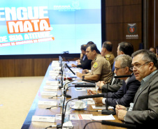 Governador Carlos Massa Ratinho Junior em reunião com os secretários. Curitiba,17/12/2019 Foto:Jaelson Lucas / AEN