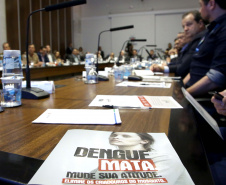 Governador Carlos Massa Ratinho Junior em reunião com os secretários. Curitiba,17/12/2019 Foto:Jaelson Lucas / AEN
