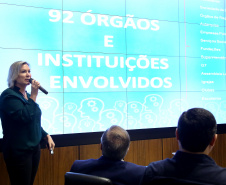 Governador Carlos Massa Ratinho Junior em reunião com os secretários. Curitiba,17/12/2019 Foto:Jaelson Lucas / AEN