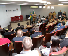 O Departamento de Trânsito do Paraná (Detran-PR) junto com a Polícia Militar do Paraná (PMPR), lançaram a nova versão do Sistema Bateu Urbano e do novo Sistema Bateu Rodoviário. Foto: Ari Dias/AEN