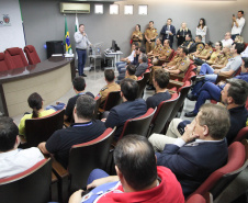 O Departamento de Trânsito do Paraná (Detran-PR) junto com a Polícia Militar do Paraná (PMPR), lançaram a nova versão do Sistema Bateu Urbano e do novo Sistema Bateu Rodoviário. Foto: Ari Dias/AEN