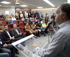 O Departamento de Trânsito do Paraná (Detran-PR) junto com a Polícia Militar do Paraná (PMPR), lançaram a nova versão do Sistema Bateu Urbano e do novo Sistema Bateu Rodoviário. Foto: Ari Dias/AEN