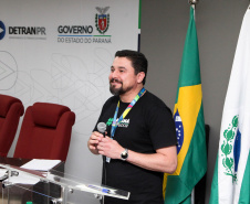 O Departamento de Trânsito do Paraná (Detran-PR) junto com a Polícia Militar do Paraná (PMPR), lançaram a nova versão do Sistema Bateu Urbano e do novo Sistema Bateu Rodoviário. Foto: Ari Dias/AEN