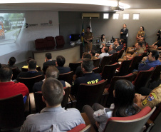 O Departamento de Trânsito do Paraná (Detran-PR) junto com a Polícia Militar do Paraná (PMPR), lançaram a nova versão do Sistema Bateu Urbano e do novo Sistema Bateu Rodoviário. Foto: Ari Dias/AEN