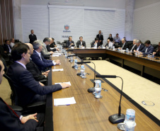 Governador Carlos Massa Ratinho Junior da posse aos novos conselheiros  do Conselho Paranaense de Ciência e tecnologia. Curitiba,17/12/2019 Foto:Jaelson Lucas / AEN