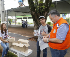 O município de Quinta do Sol, que está em epidemia e com 179 casos confirmados da doença, recebeu o secretário de Estado da Saúde, Beto Preto, que falou com a comunidade, profissionais de saúde sobre a importância de ações e mutirões de limpeza e eliminação de criadouros do mosquito.Foto: Gilson Abreu/AEN